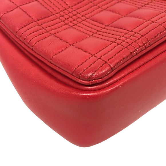 Burberry Handbags - THOMAS Burberry Chain Shoulder Bag Red